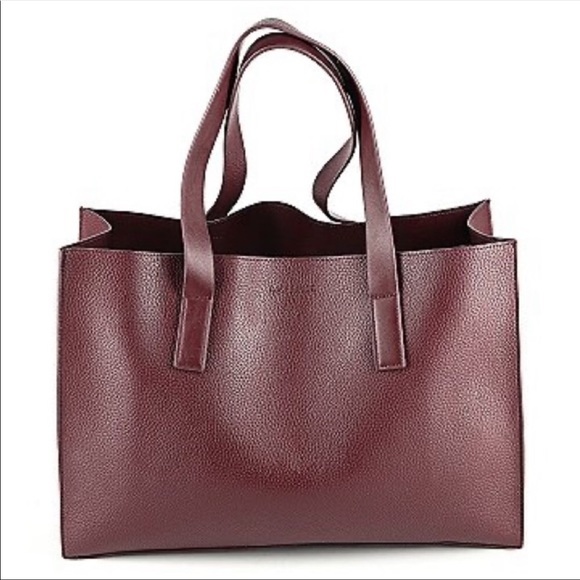 Rachel Zoe Burgundy Tote Bag - Picture 7 of 12